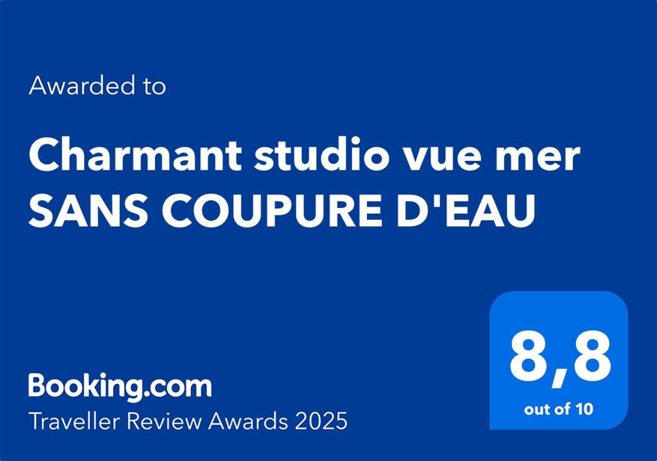 Charmant Studio Vue Mer Sans Coupure D'Eau Le Gosier  Extérieur photo